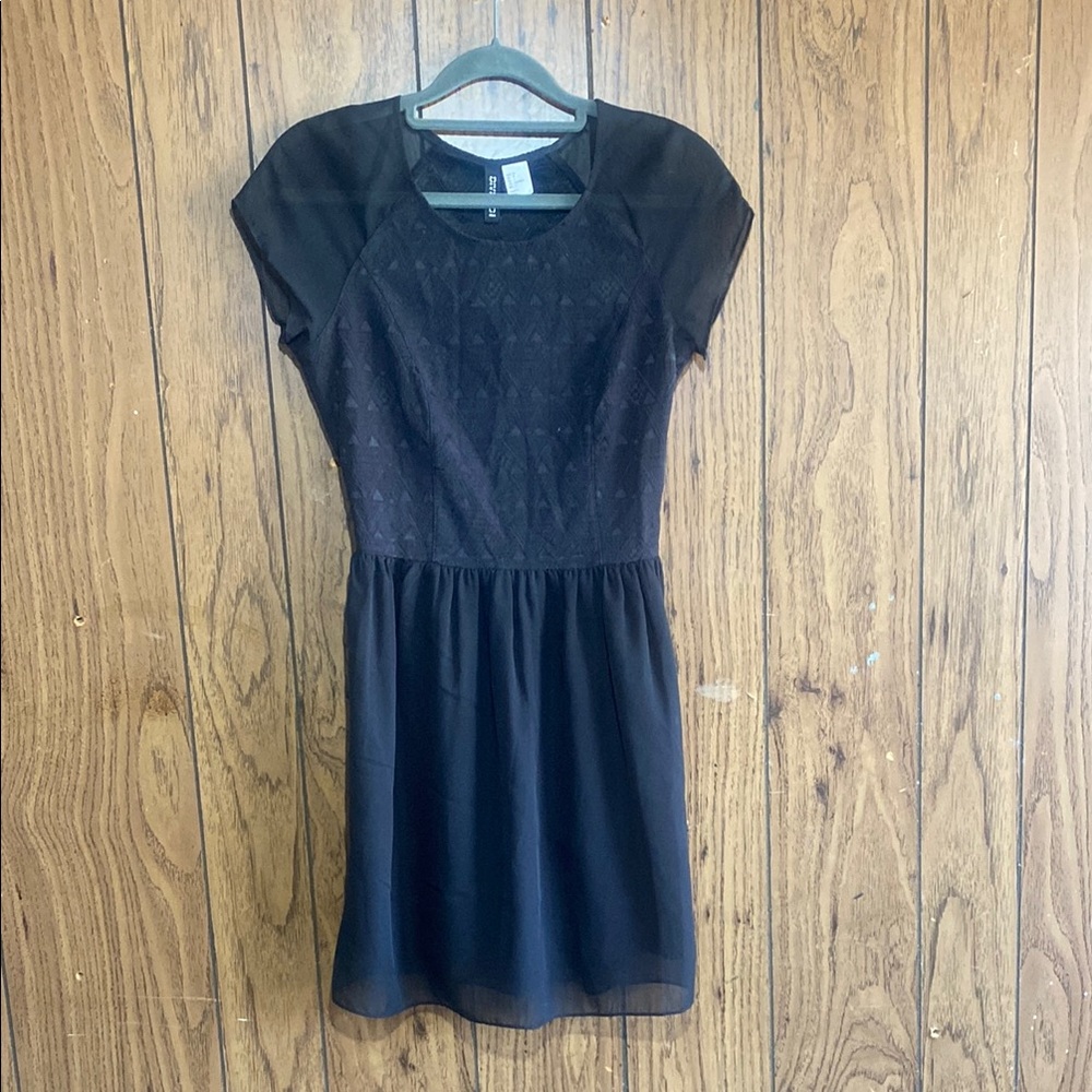H&M Black Mini Dress
